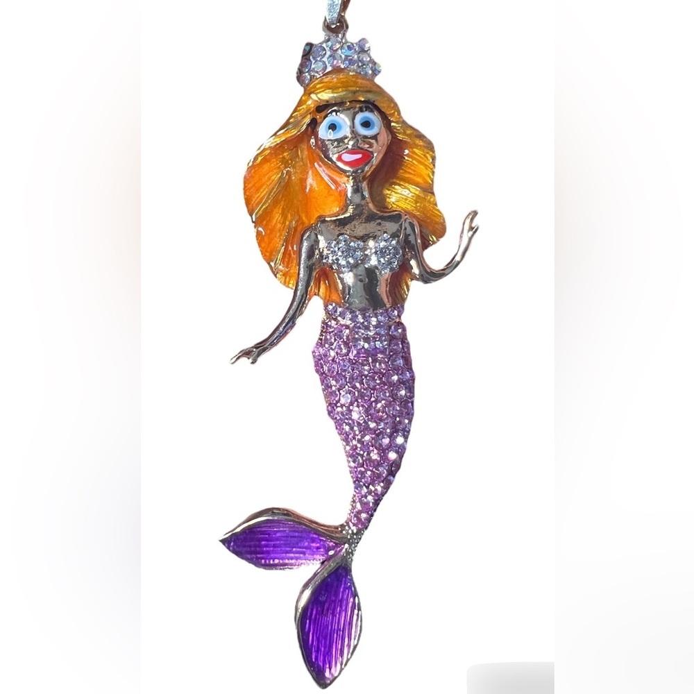 🧜🏼‍♀️ NWT! Rhinestone Mermaid  Necklace